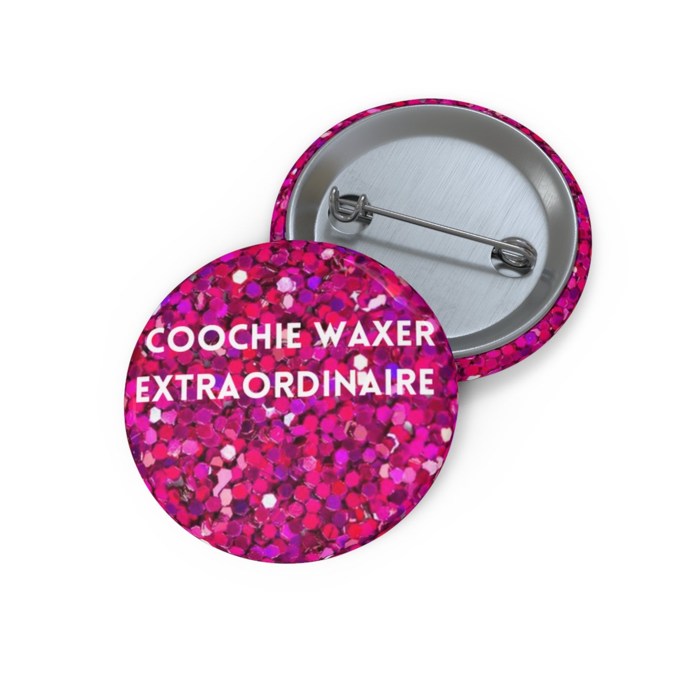 Barbie Glitter Pin Buttons