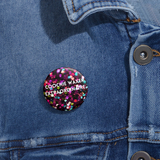 Party Glitter Pin Buttons